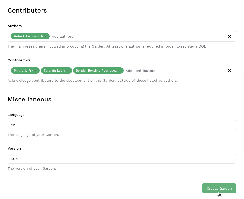 Add Contributors